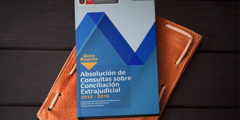 Descarga la "Guía rápida de absolución de consultas sobre conciliación extrajudicial"