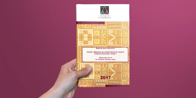 Descarga el "Manual de medidas de coerción en el nuevo Código Procesal Penal (2017)"