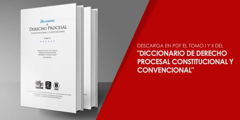 Descarga los dos tomos del "Diccionario de Derecho Procesal Constitucional y Convencional"