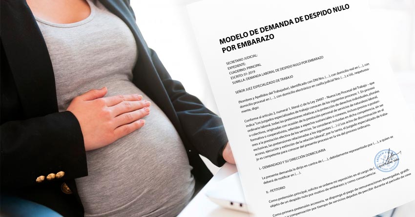 demanda de despido nulo por embarazo